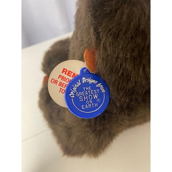 Vintage Ringling Bros Barnum Bailey Plush Gorilla "Greatest Show on Earth" - Picture 9 of 13
